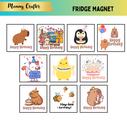 Magnet Birthday Theme